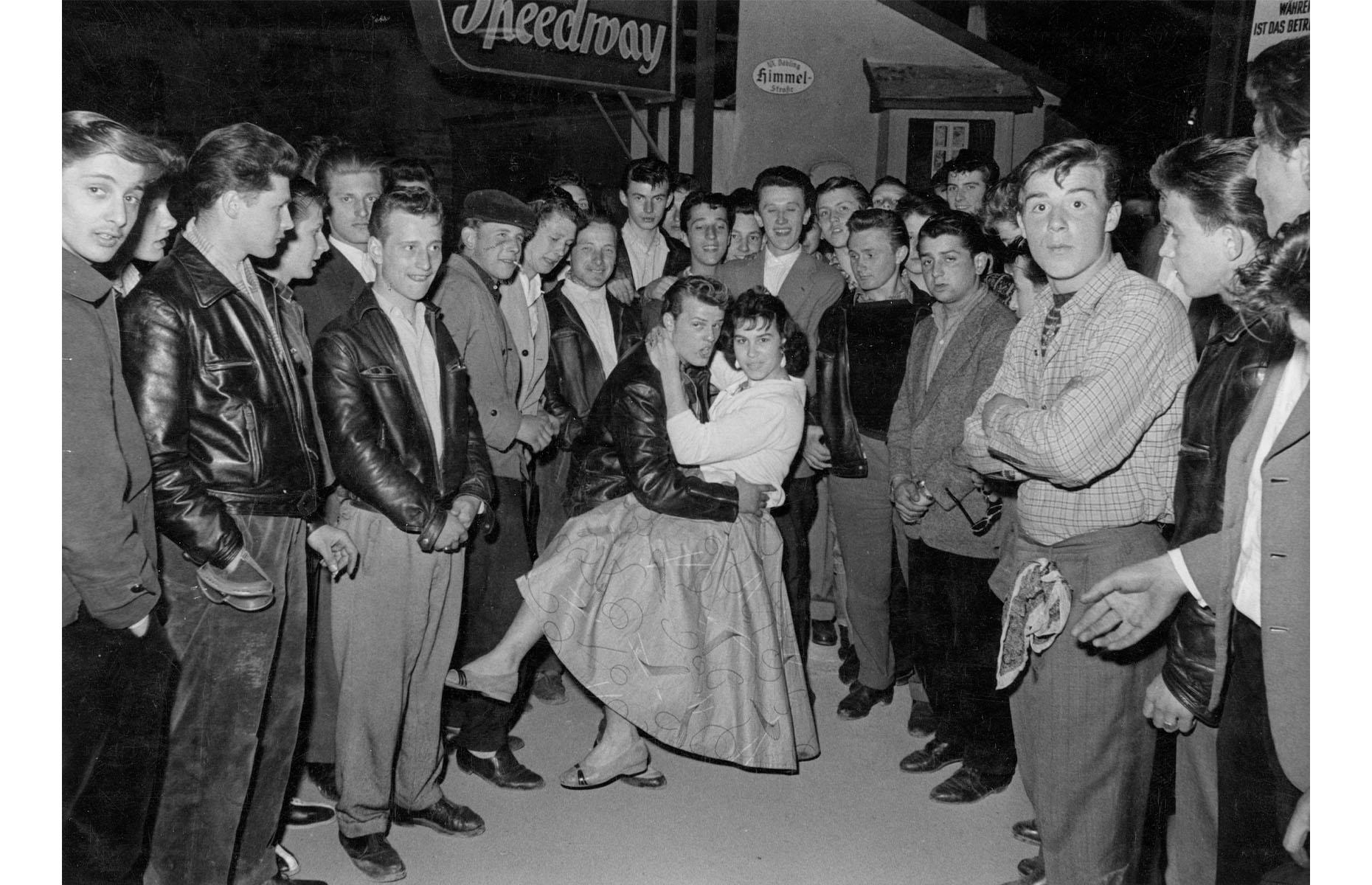 Rock and roll dancing in Vienna, 1957
